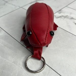 "Toby" the frog purse - Red